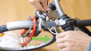 The rear wheel should lift and the lever shouldn't touch the handlebar. How To Adjust Bike Brakes 11 Steps With Pictures Wikihow