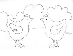 Download and print these of a chicken coloring pages for free. Barnyard Chicken Coloring Page Wee Folk Art