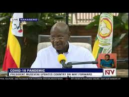 Uganda'da dün yapılan genel seçimlerde başkanlık yarışını mevcut devlet başkanı yoweri museveni'nin önde götürdüğü açıklandı. Live President Museveni Addresses Nation On What Next After Lockdown Expiration Youtube