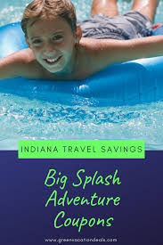 This Summer Enjoy A Summer Vacation At Big Splash Adventure A 40 000 Square Foot Indoor Water Park In Fre Indiana Travel Vacation Deals Family Summer Vacation