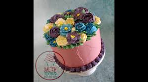 A light as air raspberry vanilla cake studded with fresh raspberries to create little pockets of tartness, the perfect foil to a rich buttercream frosting. Mother S Day Buttercream Flower Cake Youtube