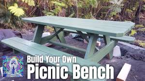 Shop for outdoor wood picnic tables online at target. How To Build A Picnic Bench At Home Depot Youtube