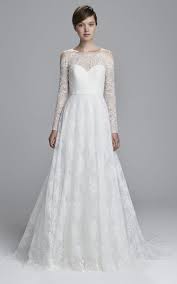 Christos Wedding Dresses Spring 2017 Collection Wedding Dress Long Sleeve Chantilly Lace Wedding Dress Christos Bridal