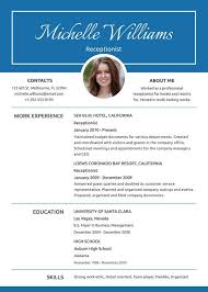 These resume templates are completely free to download. Receptionist Resume Template 8 Free Word Pdf Document Download Free Premium Templates
