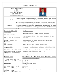 10 contoh curriculum vitae fresh graduate. Contoh Cv Hse Officer World Globe Cute766