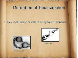 Emancipation is any effort to procure economic and social rights, political rights or equality, often for a specifically disenfranchised group, or more generally, in discussion of many matters. The Emancipation Proclamation Confederate Flag 1861 The United