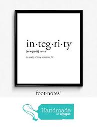 Integrity Definition Romantic Love Dictionary Art Print Office Decor Minimalist Poster Funny Definiti Dictionary Art Print Dictionary Art Funny Definition