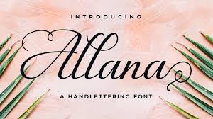 Samantha is the font for all. Allana Free Font Pinspiry Free Premium Fonts Free Script Fonts Samantha Font Free