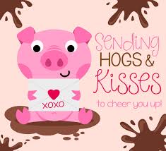 Hogs And Kisses Free Online Greeting Cards Happy Birthday Images Cheer