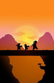 Goku Krillin Master Roshi Dragon Ball Gt Manga Figuren Asthetische Zeichnung