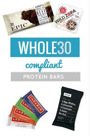 (not paleo or whole 30 compliant). Whole30 Bars 7 Approved Protein Bars For Whole30 Protein Bars Healthy Protein Snacks Protein Snacks