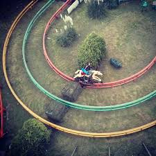 The grand national is a wooden roller coaster located at blackpool pleasure beach in blackpool, lancashire in the united kingdom.it was designed and constructed by american engineer charles paige in 1935 and is now one of two surviving wooden möbius loop roller coasters in the world (the other being racer at kennywood). Photos At Steeplechase Blackpool Pleasure Beach