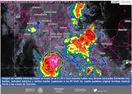 A continuación, te decimos en qué época del año hay frío y cuándo hay mucho calor. Conagua Clima Sur Twitter Imagen De Satelite Muestra Nubosidad Densa Asociada Con Tormentas Fuertes Y Vientos Arrachados Asi Como Posibilidad De Trombas Marinas En Costas De Guerrero Https T Co 1li9jpyrbw