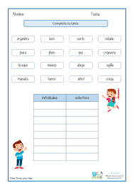 Un sustantivo colectivo es un nombre que le damos a un conjunto de cosas. Sustantivos Individuales Y Colectivos Aula Pt