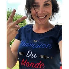 Check your inbox for 15% off T Shirt Femme Bleu Marine Brode Champion Du Monde Made In France Taille Xs