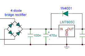 Four rectifier diode 1n4007 is used to rectify the ac input. Ac To Dc Conversion 3 Steps Instructables