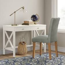 Black And White Wood Desk Owings X Base Desk Cream Threshold Ivory Writing Desk With Drawers Desk With Drawers Wood Writing Desk