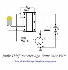 Neo Joule Thief Inverter 3v To 220v Ac Led Light With Pnp Transistor Skema Circuit Led Lampu Led