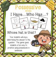 Whose Hat Is That Your Students Will Enjoy Determining The Answer To This Question This Activit Nouns Activities Possessive Nouns Possessive Nouns Activities