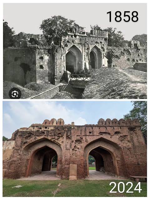 Kashmiri Gate, Delhi, India - British soldiers stormed Delhi here in 1857 : r/OldPhotosInRealLife
