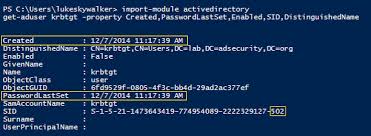 Krbtgt Password Reset Jacques Dalbera S It World
