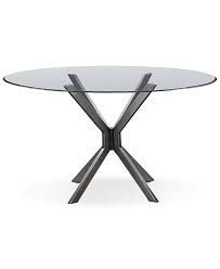 Edward 60 round dining table george oliver. Furniture Deen 60 Glass Top Round Dining Table Reviews Furniture Macy S