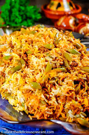 Persian Lubia Polo Persian Food Persian Cuisine Recipes