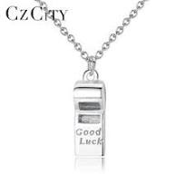 Sterling Silver Whistle Necklaces - Personalized Jewelry