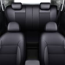 Locate the brackets on the front of the rear seat, where it connects to the floorboard, and use a small, flat screwdriver to pry the plastic covers off of the bolts securing the brackets. Car Seat Cover Auto Car Covers For Toyota 4runner Auris Avensis T25 T27 Camry 40 50 55 70 Corolla E150 Verso Fortuner Harrier Automobiles Seat Covers Aliexpress