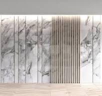 3D Marble panels with planks model