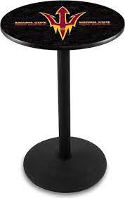 Arizona State Round Base Pub Table With Pitchfork Logo 42 Black Ideas For Pub Tables In 2018 Need A Home Fur Pub Table Luxury Home Furniture Cafe Tables