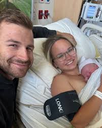 Welcome to the world! 🩵Bart Grayson Bateman🩵 Born August 12th @11:10am  Weighing 7 pounds 7 ounces We are so in love with you already and Soph  loves giving him kisses! 😊