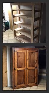 2x4 Diy Pantry Ana White Diy Pantry Cabinet Diy Storage Cabinets Rustic Pantry Cabinets