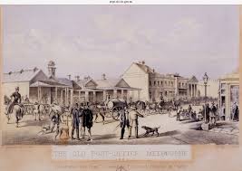 First Melbourne Post Office Supposedly Run Mail Sorted And Distributed For A Time In The Mid 1800 S Melbourne Street Victoria Australia Melbourne Australia