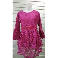 Diantaranya yaitu ada model dress panjang dan pendek, model gaun pesta kebaya, model gamis pesta, dan masih ada banyak lagi. Jual Baju Brokat Model Susun Warna Pink Magenta Toko Kana Fashion Surabaya Jawa Timur Indotrading