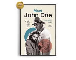 MEET JOHN DOE Midcentury Movie Print, Retro Movie Poster, Midcentury  Modern, Retro Movie Art, Best Movies of All Time, Classic Movie Poster -  Etsy Canada