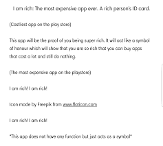 I am rich is an ios application developed by armin heinrich and which was distributed using the app store. Crazy App For The Rich Even Crazier Reviews Steemit