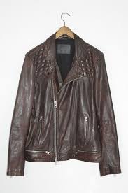 Awesome Allsaints Mens Oxblood Conroy Leather Biker Jacket Xl Extra Large Leather Biker Jacket Biker Jacket Oxblood