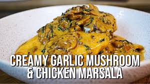 This creamy mushroom chicken recipe is quick, easy, and ready in just 30 minutes. Creamy Garlic Mushroom Chicken Marsala The Tastiest Recipe Youtube