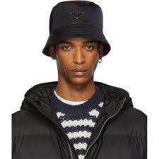 Prada Prada Black Bucket Hat Prada Outfits With Hats Bucket Hat Black Bucket Hat