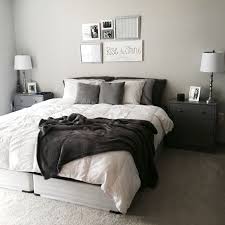 Maybe you would like to learn more about one of these? Grey White Bedroom Theme All It Needs Is An Upholstered Headboard Grey Headboard Bedroom White Comforter Bedroom Bedroom Themes