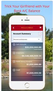 I have heard of criminals who create bank accounts with the intent to defraud. Prank Bank Prank Your Girlfriend With Your Bank Account Balance Bank Account Balance Wells Fargo Account Banking App