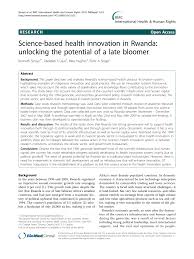 Directory where the files are located and delete the.ldb file with . Pdf Science Based Health Innovation In Rwanda Unlocking The Potential Of A Late Bloomer