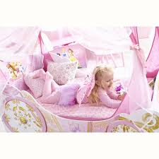 Disney princess toddler size duvet cover set 90 x 140 cm 100% cotton cinderella. Disney Princess Carriage Junior Toddler Bed New Bedroom Furniture Ebay