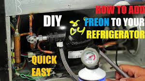 If you are charging with r410a the tank must be upside down. How To Add Freon To Your Refrigerator 134a Youtube