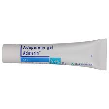 Adaferin 0.1% - Tube of 15 gm Gel - adapalene, acne vulgaris, topical retinoid, blackheads whiteheads : Amazon.in: Health & Personal Care