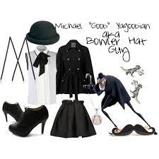 Disney Inspired Bowler Hat Guy Villain Clothing Casual Cosplay Clothes Design