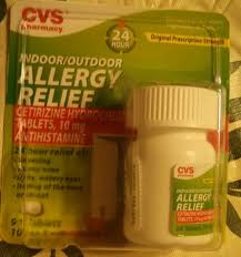 Zyrtec Generic Cvs Allergy Relif Tablets 90 Count 12 14 Allergies Zyrtec Outdoor Allergy