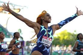 — sha'carri richardson sizzled into the semifinals of the women's 100 meters at the 2021 u.s. Olympic Trials With Sha Carri Richardson Trayvon Bromell Give Us Hope