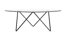 Tax and pick up the parcel ,we are not responsible for. Pedrera Round Glass Black Iron Zigzag Coffee Table